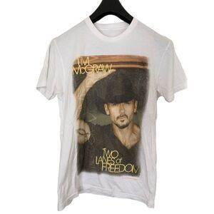 Tim McGraw Two Lanes of Freedom 2013 Tour t shirt